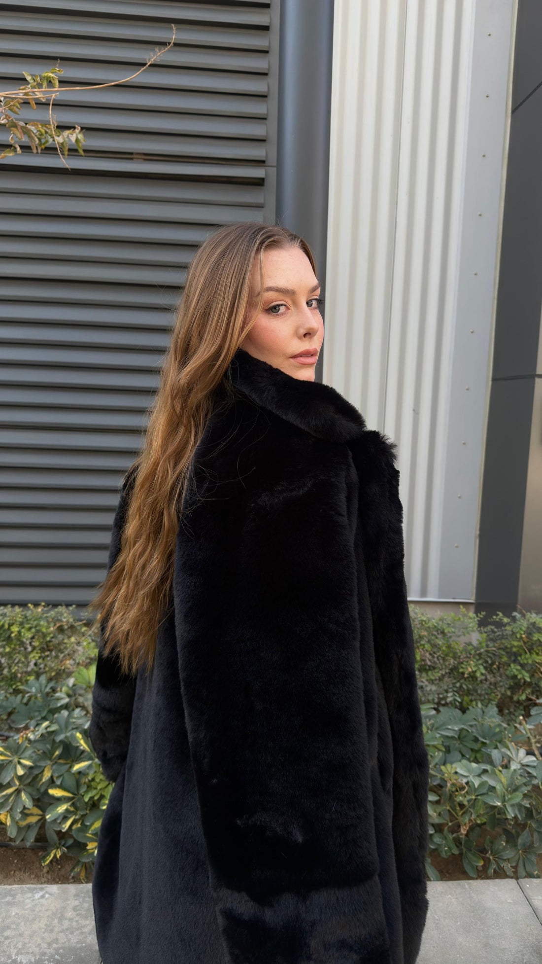 Fur Trench Coat